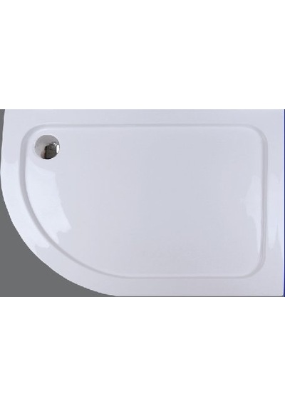 Shower 80X130 Oval Asimetrik Duş Teknesi