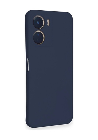 Vivo Y16 Kılıf Nano İçi Kadife Silikon - Laciver E098f Lacivert