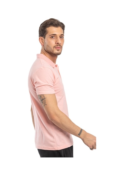 Slazenger SOHO I Erkek Polo Yaka Pudra Tişört