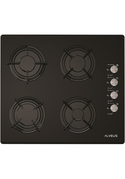Alveus Kristal ALV MFA 627 - ALV GLS 640 Siyah Ankastre Set