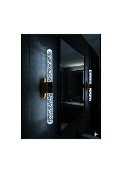 Bubblelight Medium 40 Cm Modern Tasarım Led Aplik - Duvar Lambası - Gold - Elektrikli - Beyaz Led Gold