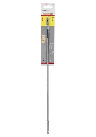 Yaprak-Kelebek 6x400 mm 1/4" Adaptörlü Matkap Ucu SelfCut 2608595400