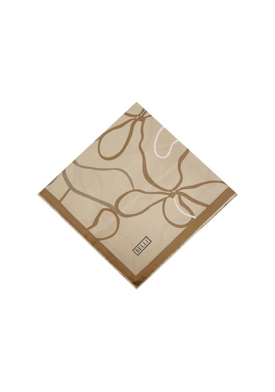Belli İpek Eşarp - 4113-58 Vizon Twill