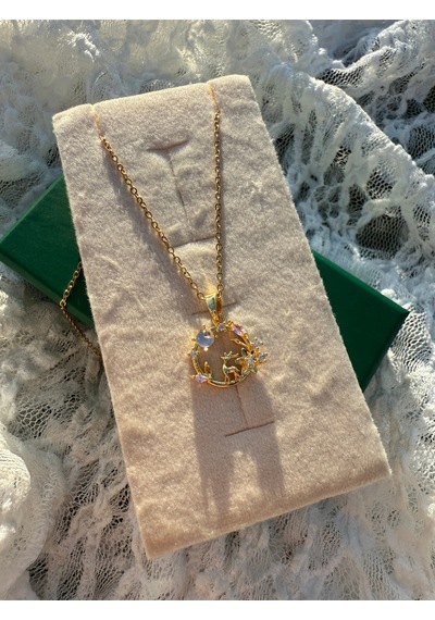 Regina Forest Moon Pendant Altın