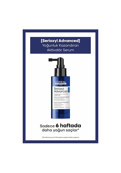 L'Oréal Professionnel Serioxyl Advanced İncelmiş Saç Telleri için Yoğunluk Kazandıran Serum 90 ML