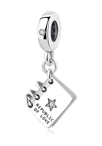 Fubena Açılabilir Aşkın Cumhuriyeti Sallantılı Charm Gümüş