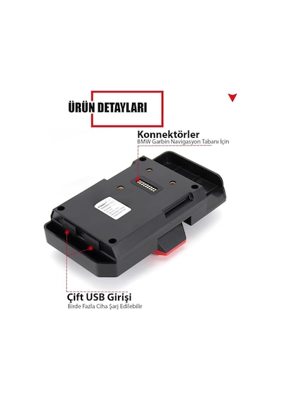 Bmw Motosiklet Uyumlu Kablosuz Hızlı Şarjlı Motosiklet Telefon Tutacağı R1300gs, R1200gs, R1250gs Siyah Bmw Motosiklet Uyumlu Kablosuz Hızlı Şarjlı Motosiklet Telefon Tutacağı R1300gs, R1200gs, R1250gs Siyah