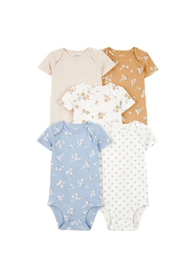 Carter's Carters Layette Kız Bebek Kısa Kollu 5li Body 1t010810 Renkli Diğer