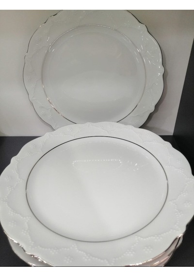 Porland Porselen 12'li Queen 24 Cm Servis Tabak