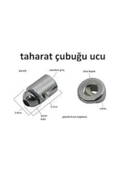 Feyza Yapı Klozet Taharet Çubuğu Ucu Oynar Başlıklı Krom Renk