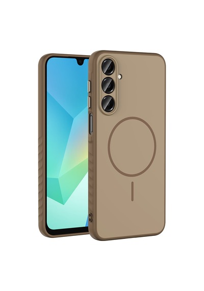 Galaxy Uyumlu A16 Kılıf Kamera Lens Korumalı Magsafe Destekli Silikon Pazarplus Lacivert