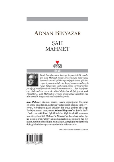Şah Mahmet - Adnan Binyazar - Can Yayınları