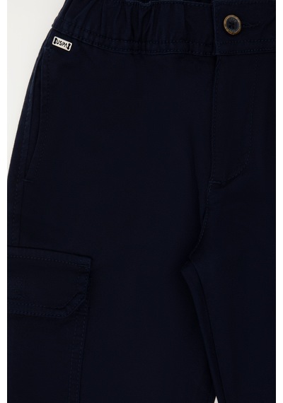 U.s. Polo Assn. Kız Çocuk Lacivert Pantolon Kanvas-chino 50301376-vr033 Lacivert