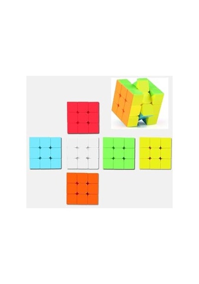 2 Adet Speed Cupe Küp Zeka Küpü 3x3 Canlı Renkler Hız Küpü,fidget Oyuncak Seyahat Zeka Oyunu