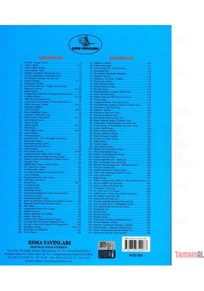 Esma Yayınları 4444 Dua Güllü Yasin Orta Mustafa Varlı