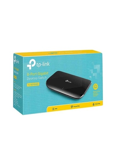 Tp-link Tl-sg1008d 8 Port 10/100/1000 Gigabit