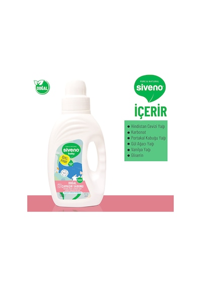 Siveno Baby Doğal Çamaşır Sabunu 1500 ML
