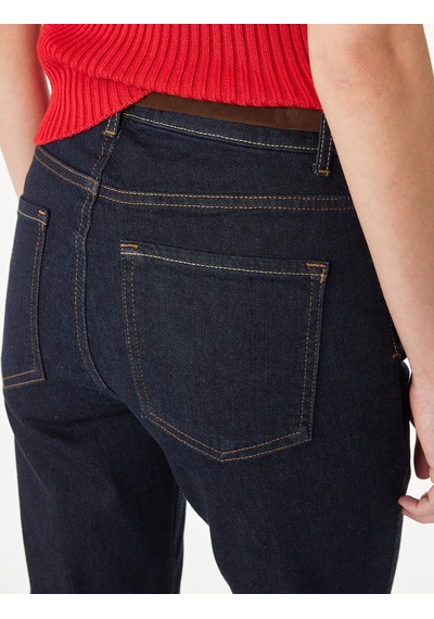 Koton Pamuklu Kemerli İspanyol Paça Dar Kesim Denim Pantolon - Flare Jeans Koyu İndigo 7wal40094md Indigo Koton Pamuklu Kemerli İspanyol Paça Dar Kesim Denim Pantolon - Flare Jeans Koyu İndigo 7wal40094md Indigo