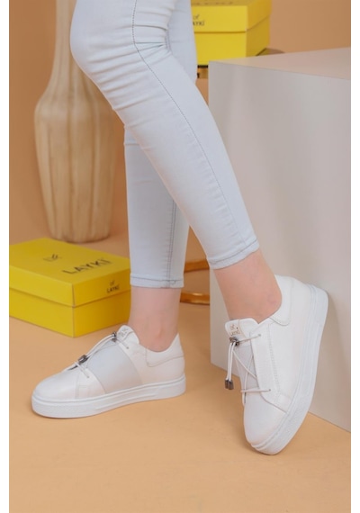 Alvaro Beyaz Renkli Sneaker-beyaz Beyaz