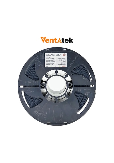 Elas 3d Antrasit Gri Petg Filament - 1.75mm - 1 Kg