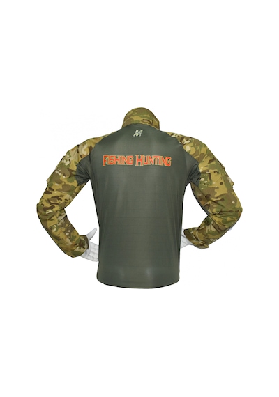 Combat Tişört Fishing M002 Avcı Balıkçı Turna Çok Renkli