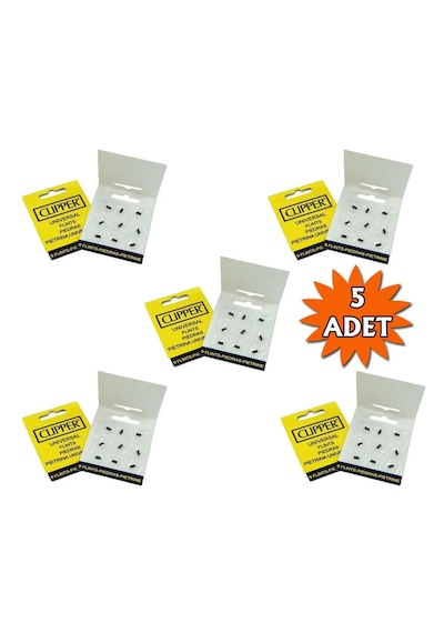 5 Paket Çakmak Taşı 5x9 45 Adet Sarı