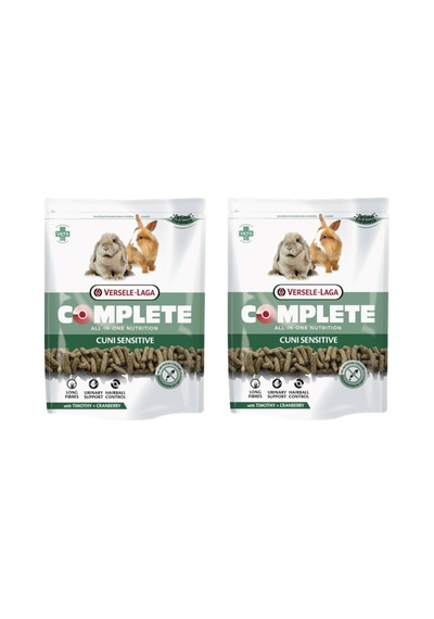 Versele Laga Complete Cuni Sentive Yetişkin Tavşan Pelet Yem 500 Gr. X 2 Adet