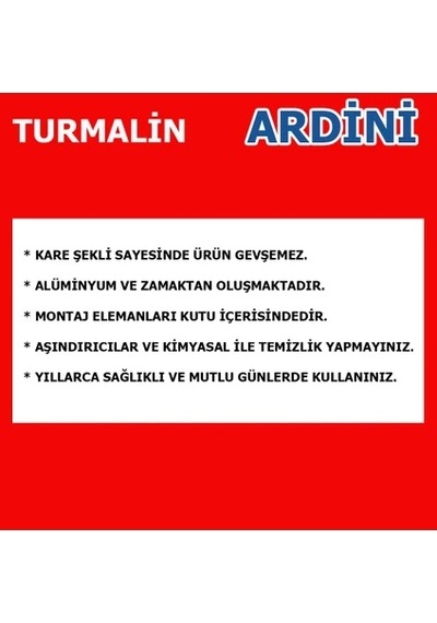 Turmalin Kağıt Havluluk Siyah Çok Renkli
