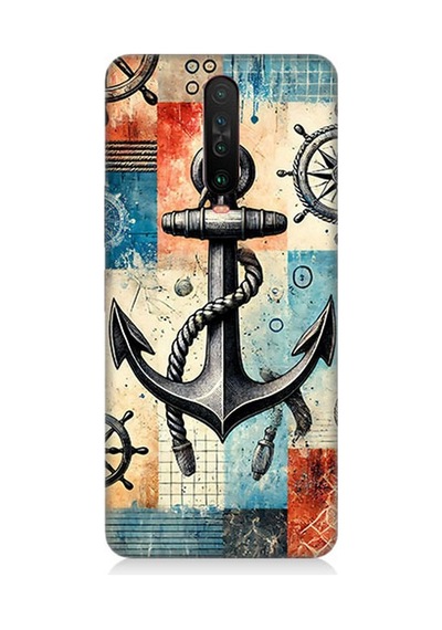 Xiaomi Poco X2 Uyumlu Çapanın Gücü Kompozisyonu Desenli Silikon Kılıf Çok Renkli