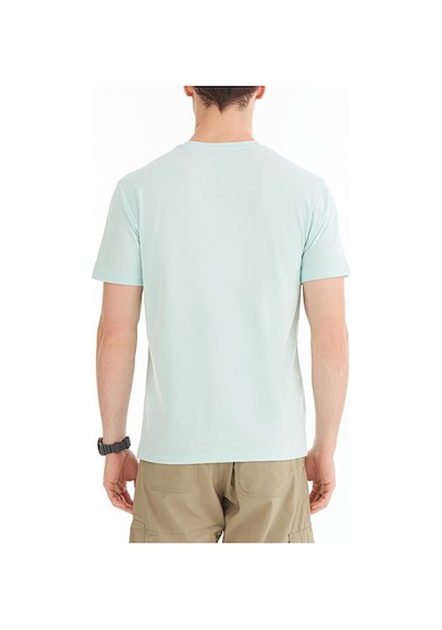 Columbia Csc Basic Big Logo Brushed Erkek Kısa Kollu Tişört-4103 Buz Yeşili