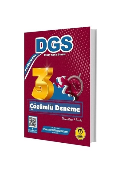 Tasarı Yayınları Dgs Performans Çözümlü 3 Deneme