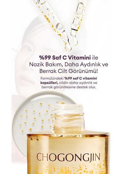 Missha Chogongjin Youngan Jin Brightening Kırışıklık Karşıtı Aydınlık ve Canlı Görünüm Sunan Ampul