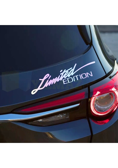 Limited Edition Hologram Oto Sticker Kelebek Cam Araba Etiket Çıkartma Yapıştırma Aksesuar 2 Adet