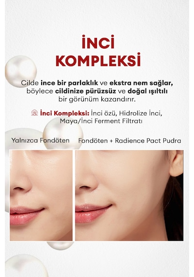 Missha Parlak ve Pürüzsüz Görünüm Veren Kompakt Pudra Radiance Pact SPF27 14 Vanilla