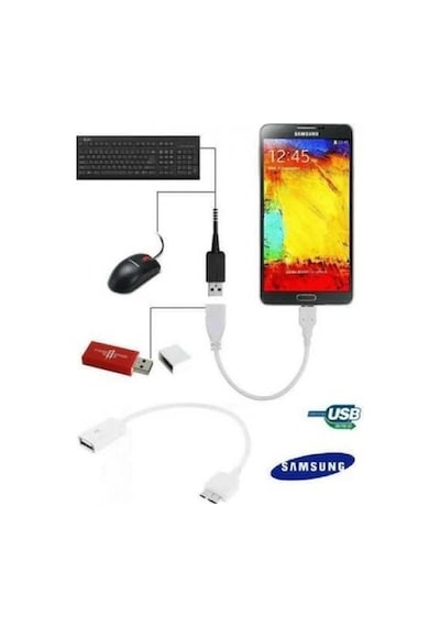 Note 3 Otg Kablo 15Cm