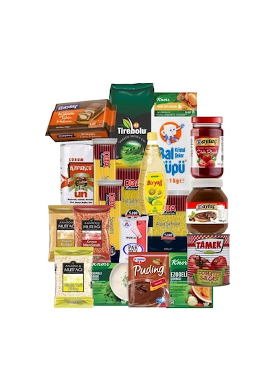 Ramazan Paketi Kumanya Yardım Gıda Erzak Kolisi Lüks Paket 20 Parça Ürün