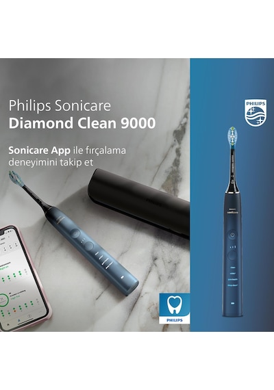 Philips Sonicare Diamondclean 9000 Şarjlı Diş Fırçası, 4 Temizlik