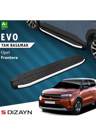 S-dizayn Opel Frontera Evo Aluminyum Yan Basamak 183 Cm 2024 Üzeri A+ Kalite
