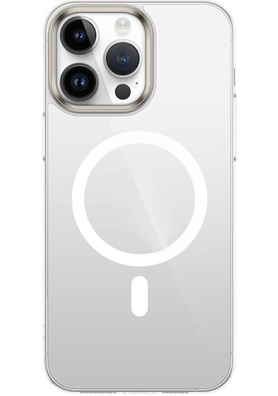 Teleplus Apple Uyumlu iPhone 15 Pro Kılıf G-glass Şeffaf Cam Arka Yüzey Kapak