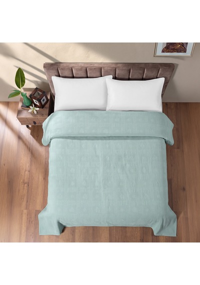 Maxstyle Tek Kişilik %100 Pamuk Pike Çağla 160x220 Cm Renkli