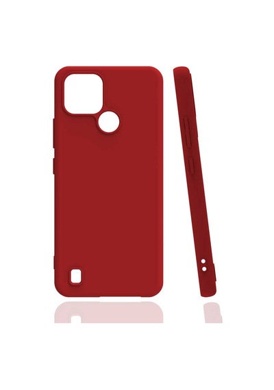 Zore Realme C21 Kılıf Nvth Biye Silikon - Siyah