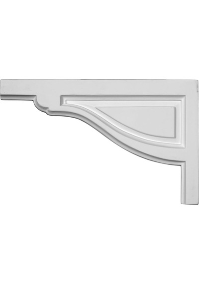 Millwork Sb11 X 07tr-l 11 3/4 İnç W 7 3/8 H 1/2 D Büyük Geleneksel Merdiven Tutucu, Sb11x07tr-l