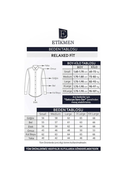 Kiremit Beyaz Çizgili Over Oduncu Erkek Gömlek + Kutulu Kiremit