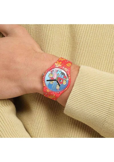 Suoz361 Swatch Jolly Jingle Jamboree Unisex Kol Saati