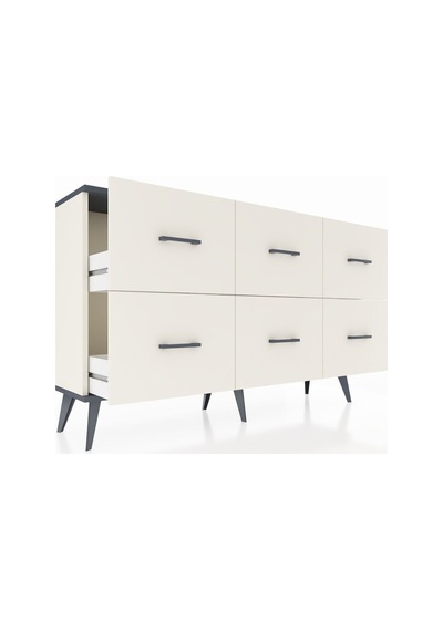 Arges Konsol 6 Çekmeceli 132x30x83 Aytaşı-antrasit/aytaşı Antrasit/aytaşı Arges Konsol 6 Çekmeceli 132x30x83 Aytaşı-antrasit/aytaşı Antrasit/aytaşı
