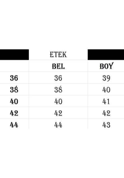 Meryu Ticaret Kısa Kot Etek Denim Kuş Gözü Detaylı 5 Cepli Püsküllü Mavi