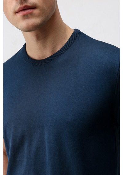 Antioch Comfort Slim Triko T-shirt İndigo