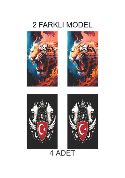 Aracınıza Uyumlu Görünüm Kapı Direk Folyo Sticker Etiket
