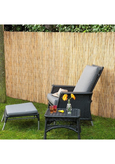 Bişkin Kamış Çit , Hasır Çit , Bambu Çit 1m. X 5m. Uv.misina İp