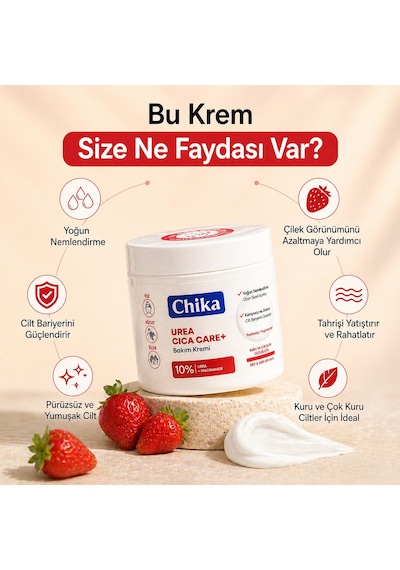 Chika Med + Urea Cilt Yenileyici Nemlendirici Krem 400 Ml